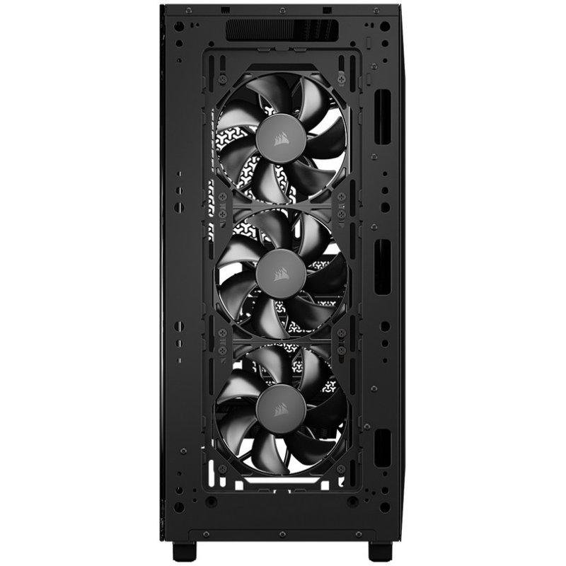 Thumbnail 1 de Corsair 3200D RS: Torre mid-tower con vidrio, 3 ventiladores RS120 PWM y USB-C para gaming desahogado