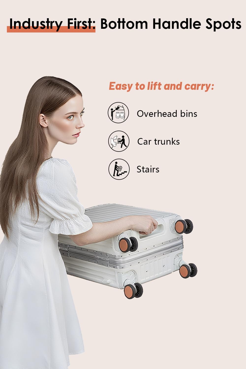 Detalle de HotWay 20 Inch Carry-On Luggage