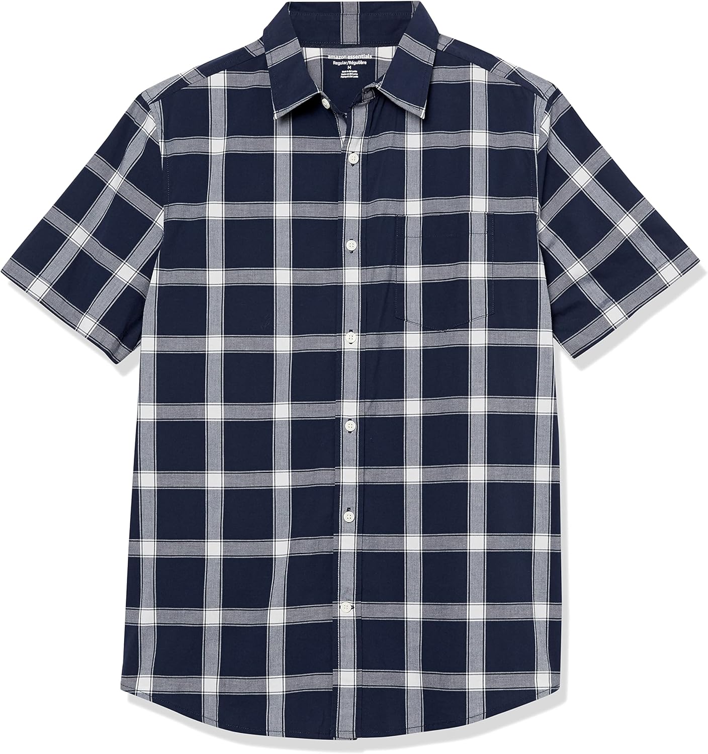 Thumbnail 5 de Amazon Essentials Men's Short-Sleeve Stretch Poplin Shirt (Big & Tall)