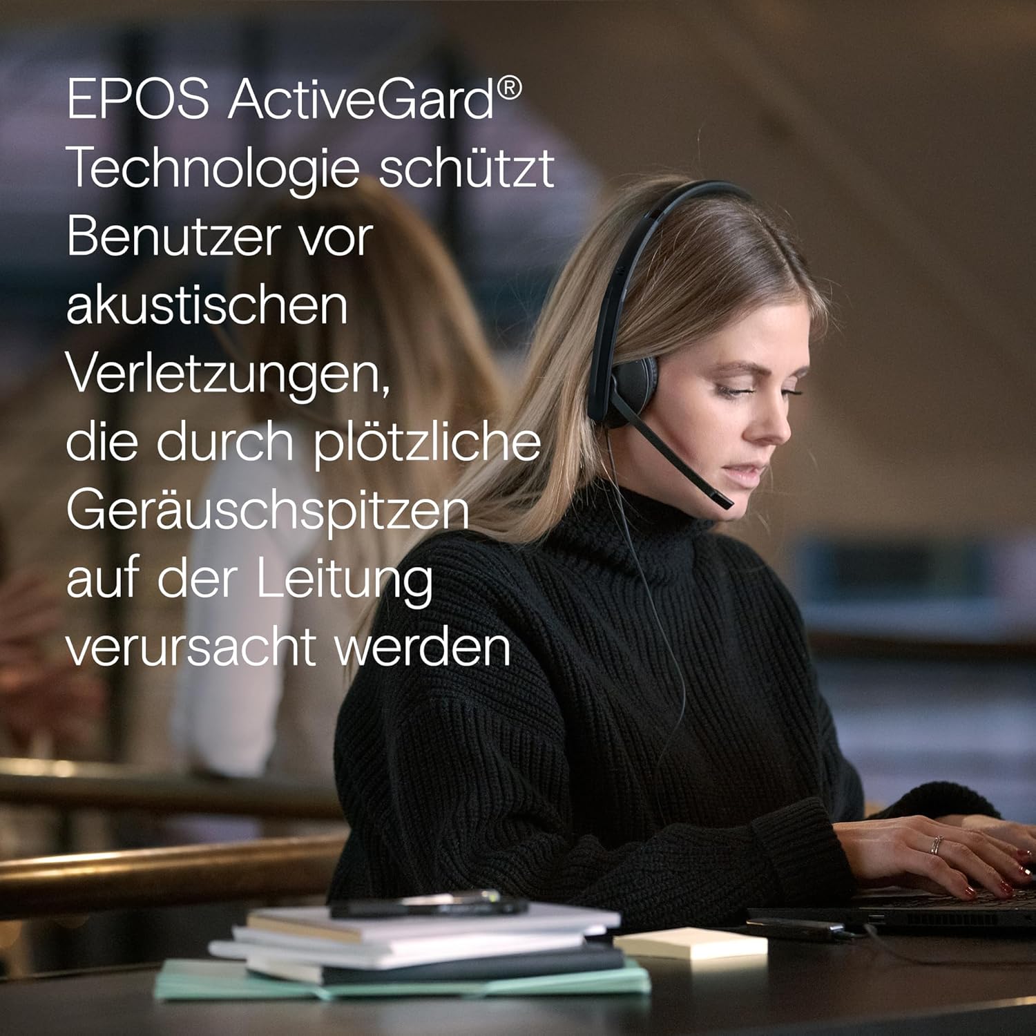 Thumbnail 5 de EPOS C10 USB-Headset mit Mikrofon und flexibler USB-C-Verbindung (BrainAdapt, Teams-Taste)