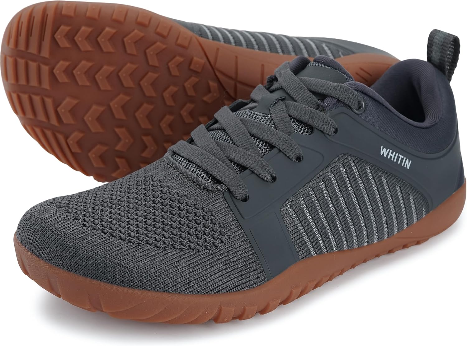 Detalle de WHITIN Women’s Wide Barefoot Trail Running Shoes (Zero Drop, Flexible Traction)