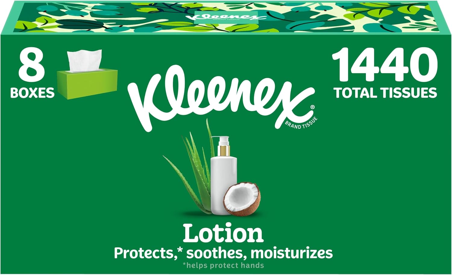 Detalle de Kleenex Lotion Facial Tissues 8-pack 🧻