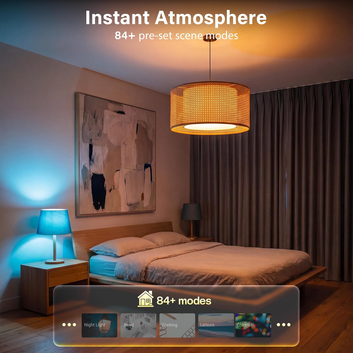 Thumbnail 6 de Avatar Controls E14 Smart Bulbs 2 Pack: Versatile, Dimmable RGB LEDs for Chandeliers and More