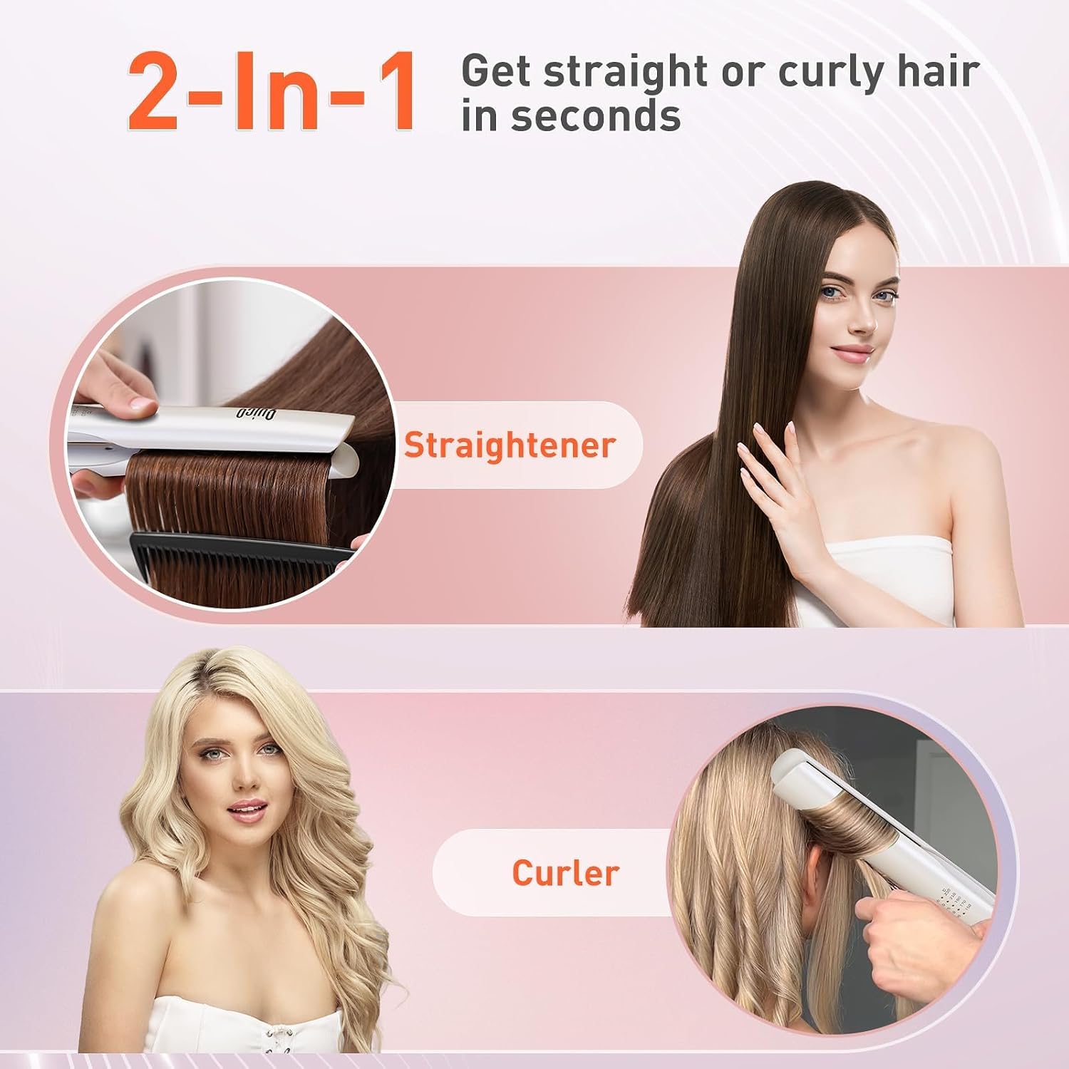 Thumbnail 3 de Quico Upgrade Hair Straightener: Dual Voltage Travel Flat Iron & Curler