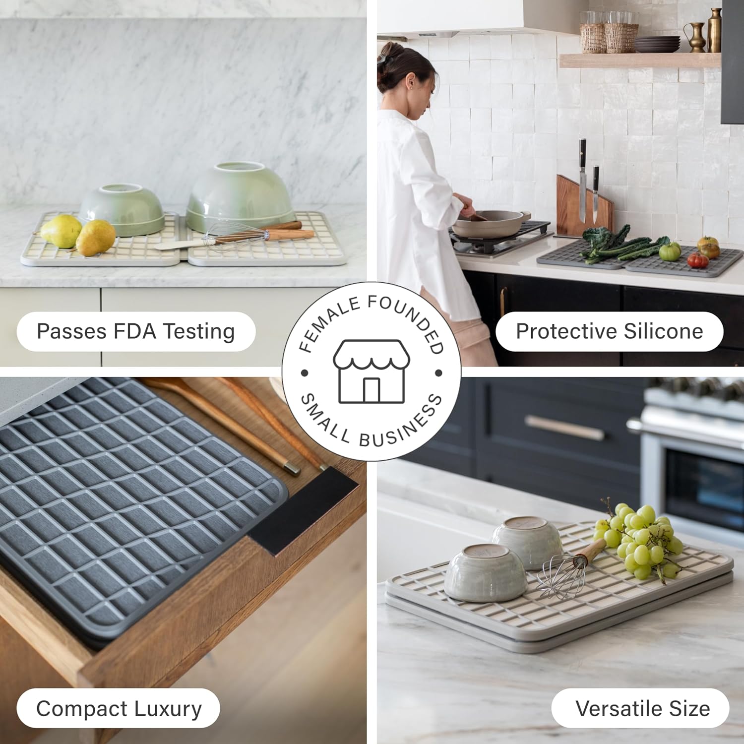 Thumbnail 2 de Dorai Home Large Dish Pad 24.6" quick-drying dish mat 🧽