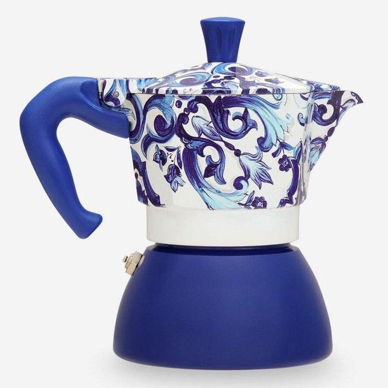 Detalle 2 de Bialetti 5356 Cafetera Italiana 0,19 L Azul Blanco