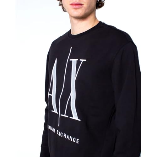 Detalle 2 de Armani Exchange Icon Project Sweat Shirt, noir, L