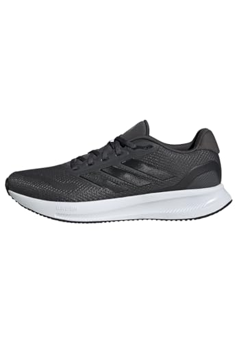 Detalle de adidas Hombre Runfalcon 5 Running Shoes - Grey Six / Core Black / Cloud White, 45 1/3 EU