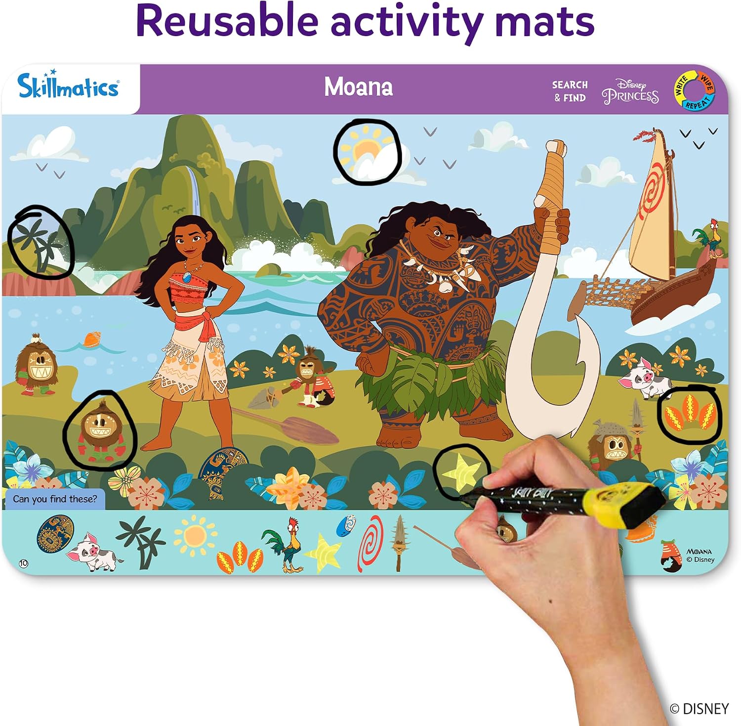 Detalle de Skillmatics Search & Find Disney Princess 12-activity set