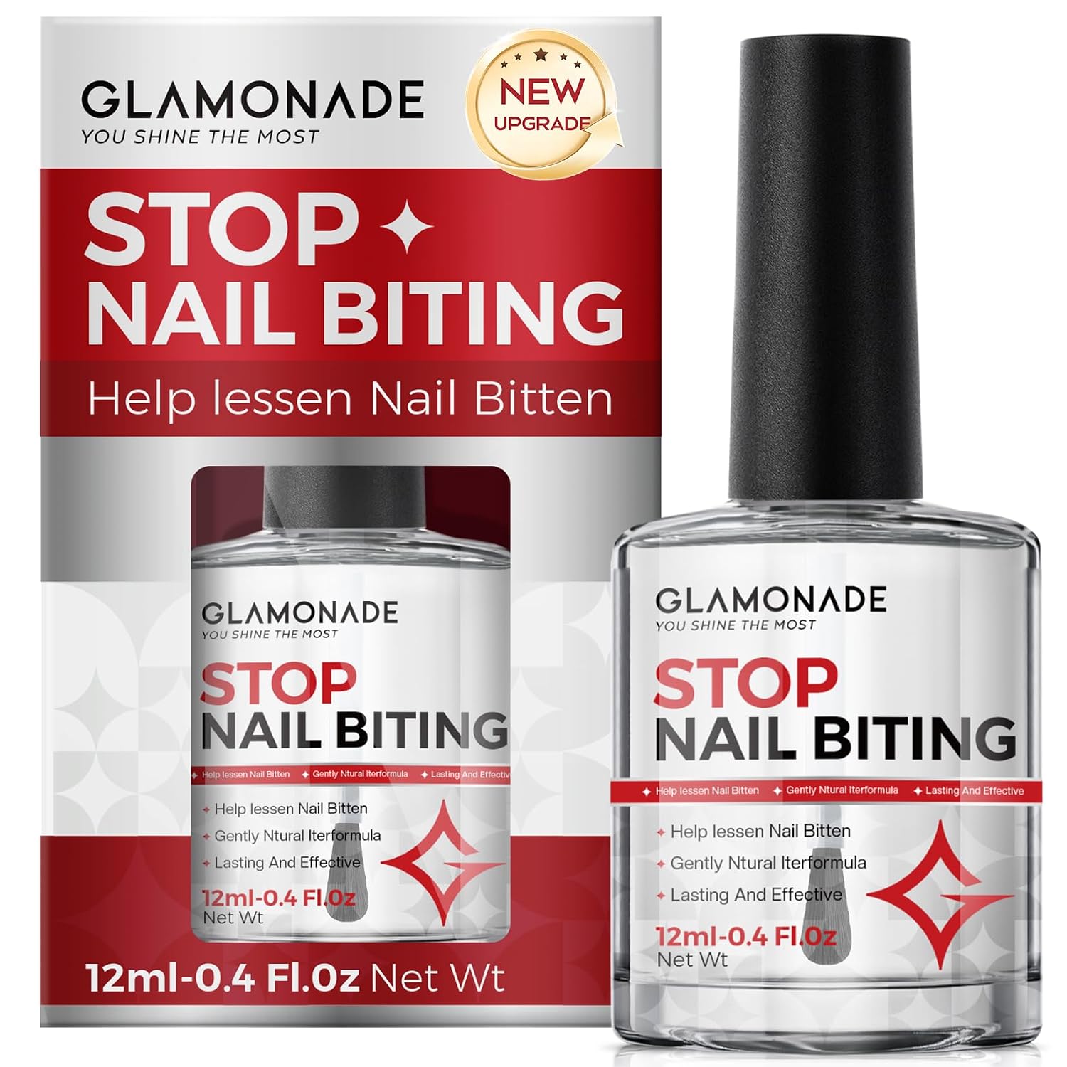 Glamonade Signature Edition Bitter Nail Polish for Nail Biting and Thumb Sucking