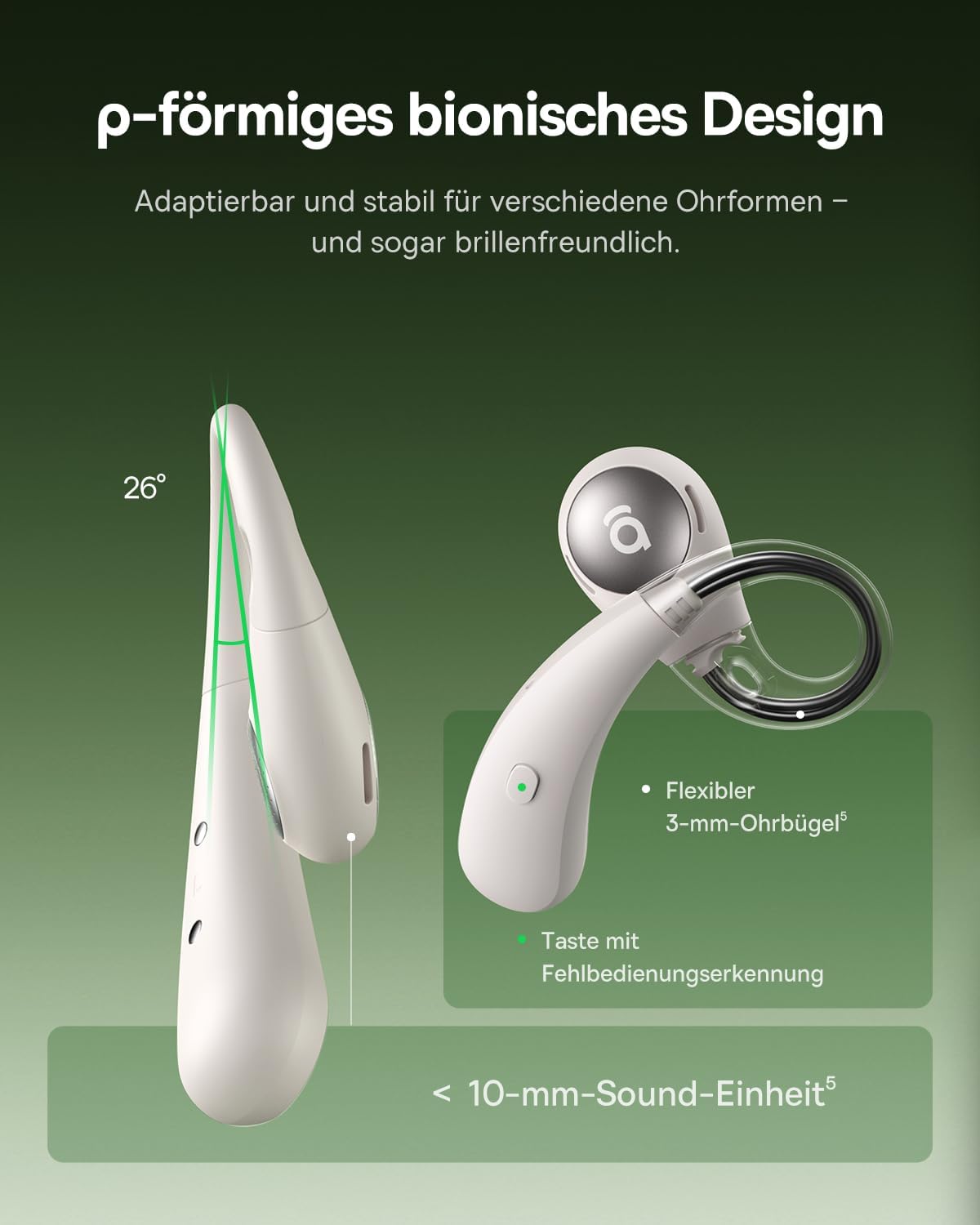 Thumbnail 3 de Baseus Eli Sport2 Kopfhörer Open Ear 45h