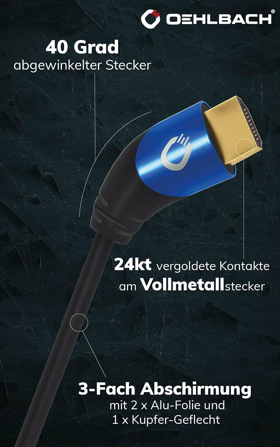 Thumbnail 6 de Oehlbach Shape Magic 40-8K HDMI-Kabel 1m