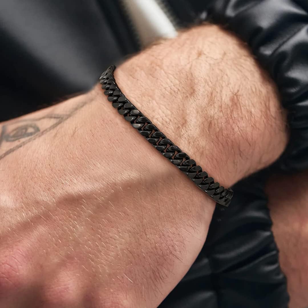 Detalle 2 de ChainsHouse Gourmette 19 cm Maille Cubaine 7 mm