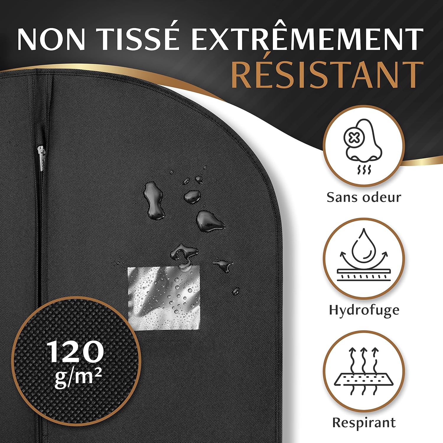 Thumbnail 3 de Bruce.® 7x Premium Housse Vetements 120x60cm