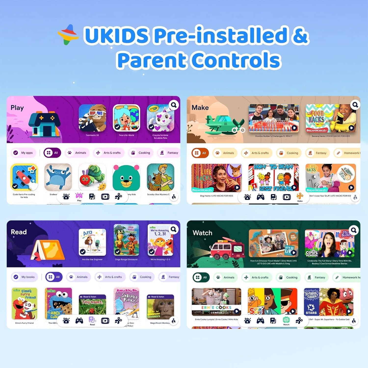 Detalle 1 de URAO Kids Tablet 10-Inch