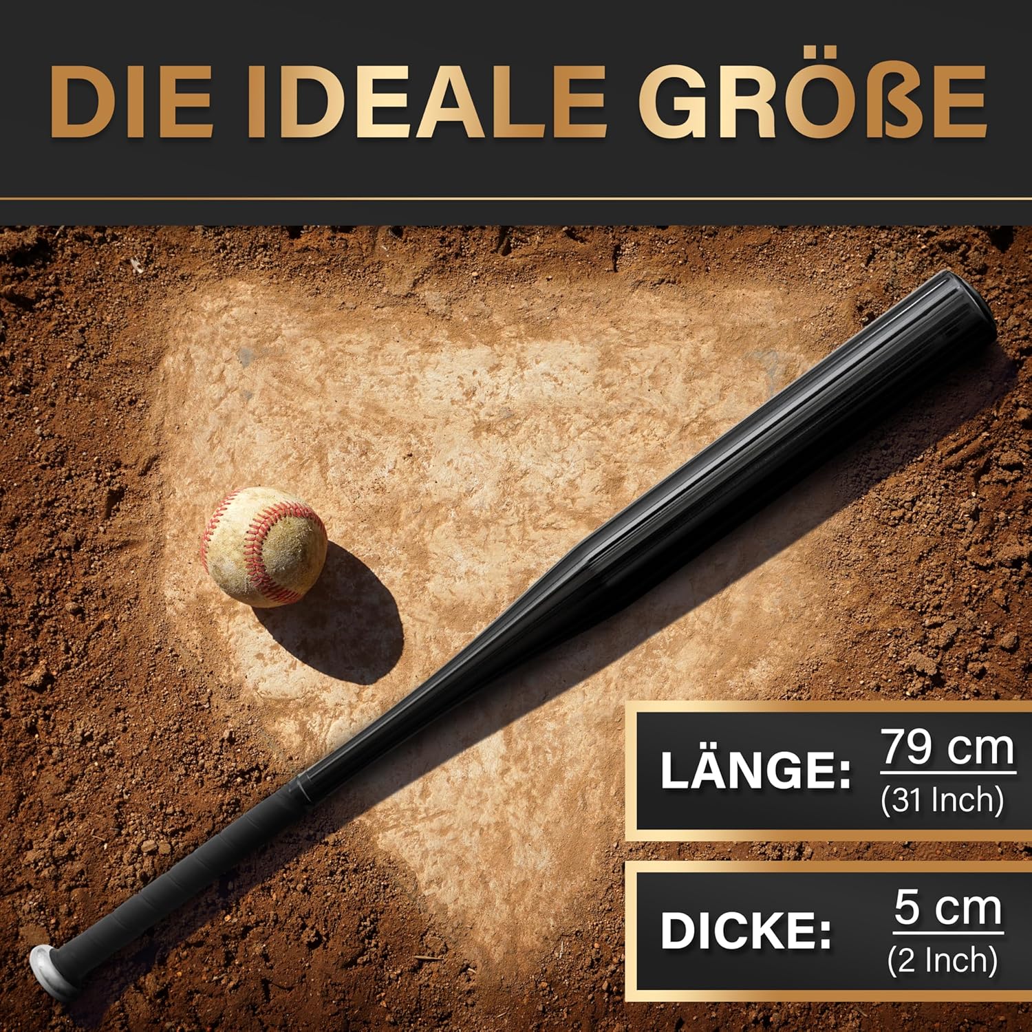 Detalle 1 de Heldenwerk BaseballschlĂ€ger 31 Zoll đ