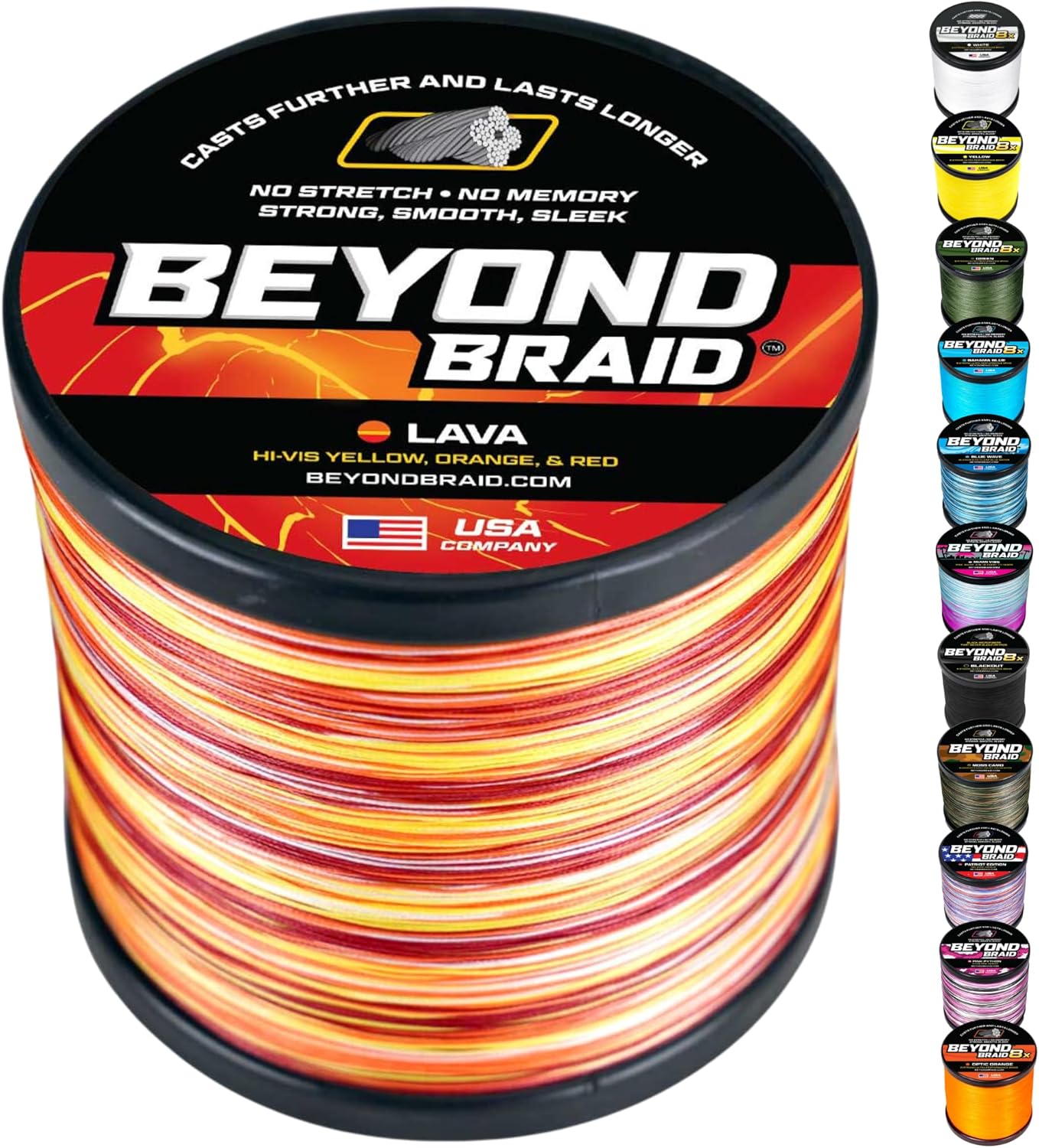 Thumbnail 6 de Beyond Braid Braided Fishing Line - Super Strong, Abrasion Resistant, No Stretch