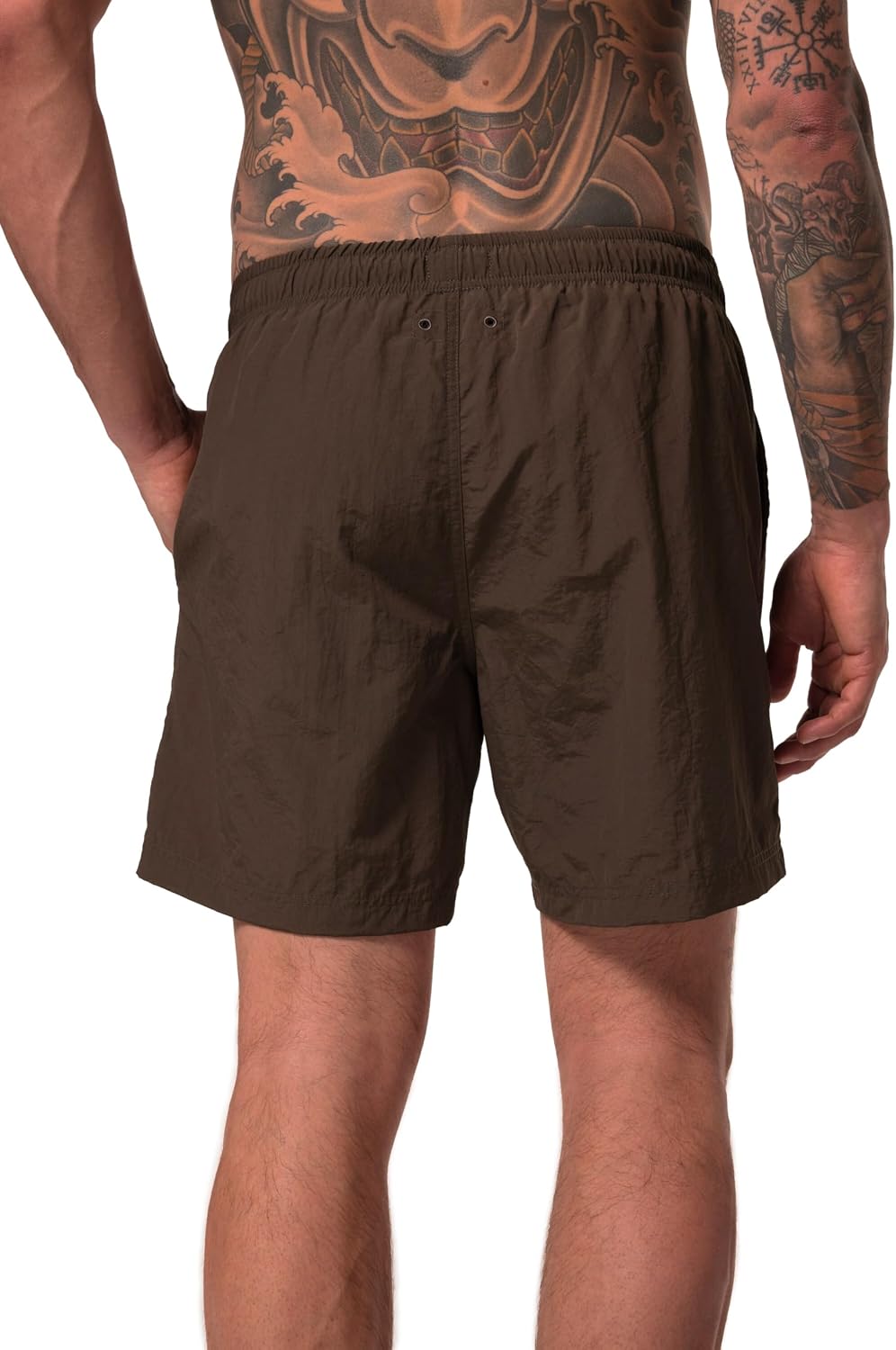 Detalle de JP 1880 Shorts da Mare con Cintura Elastica — taglio speciale fino a 8XL, slip in mesh e inseam di circa 15 cm