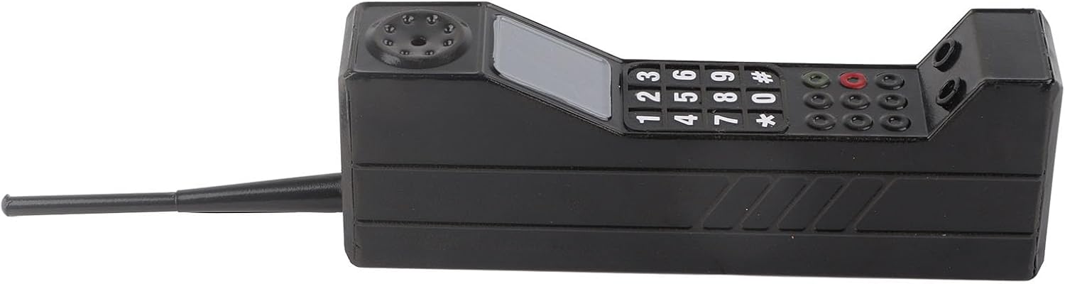 Thumbnail 4 de Old Fashioned Brick Mobile Phone Model (Black) – retro brick-style phone ornament for decor & photo props