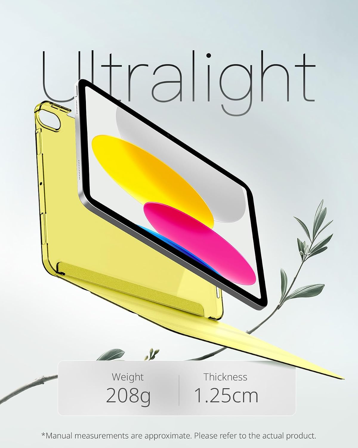 Thumbnail 4 de CACOE Case for iPad A16 11th/10th Gen with Screen Protector (11/10.9 inch) – Full Protection in Yellow
