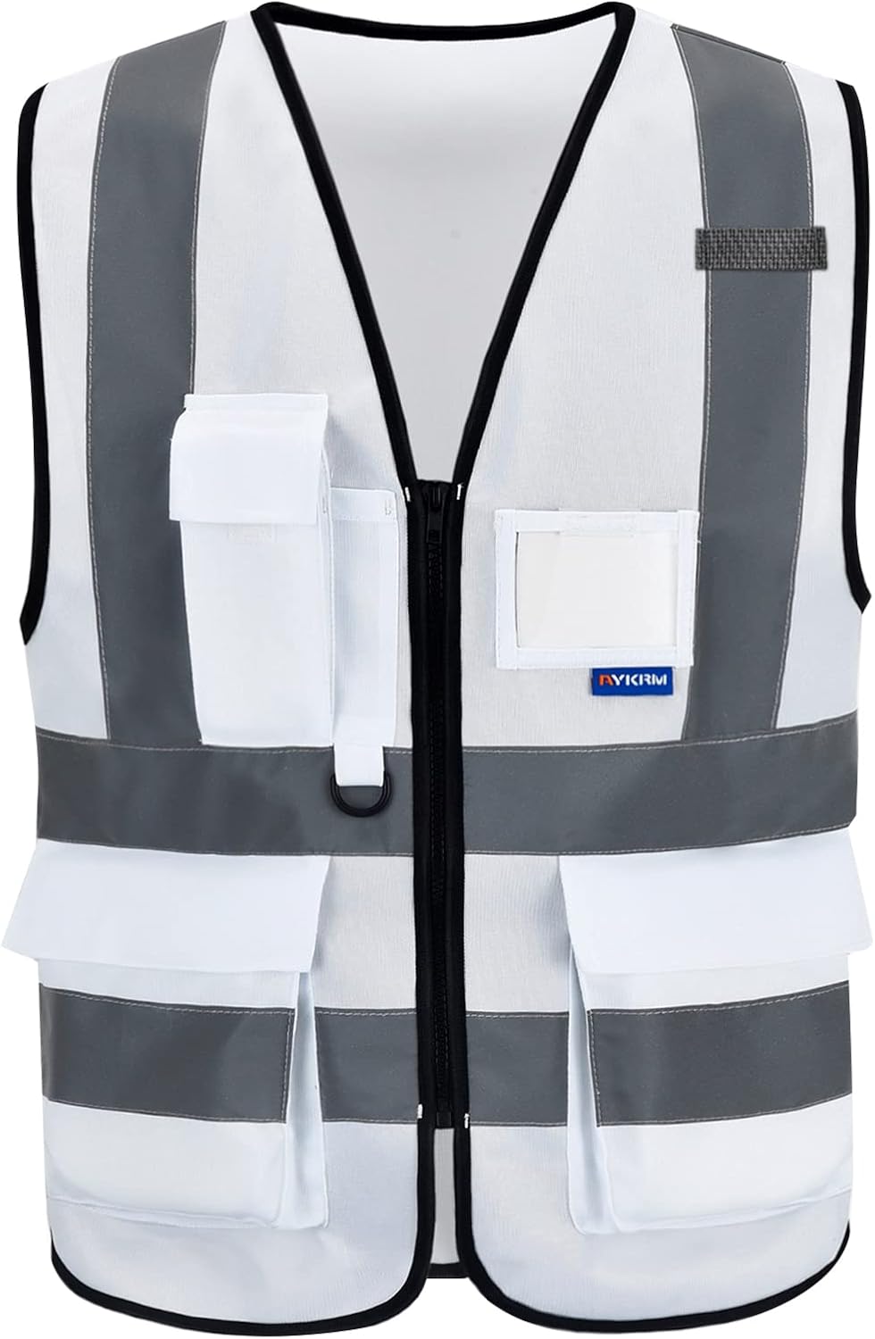 Thumbnail 6 de AYKRM Gilet de sécurité réfléchissant Noir Haute Visibilité – Mesh avant, bandes réfléchissantes