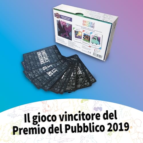 Detalle de Asmodee – UNSTABLE UNICORNS – Carte da Gioco Strategico (Editione italiana)