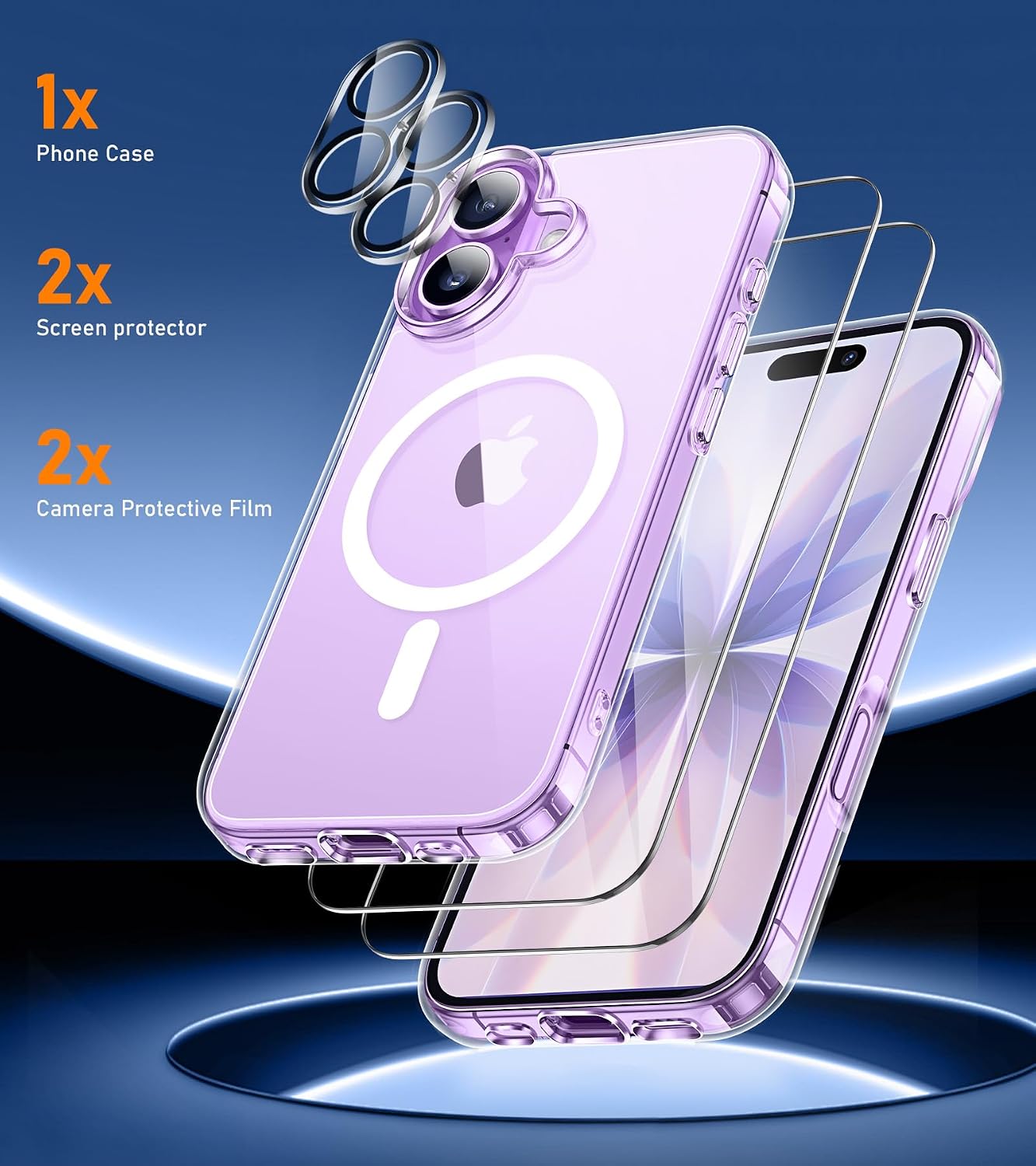 Detalle 2 de ivencase Magnetic iPhone 17 Case Clear