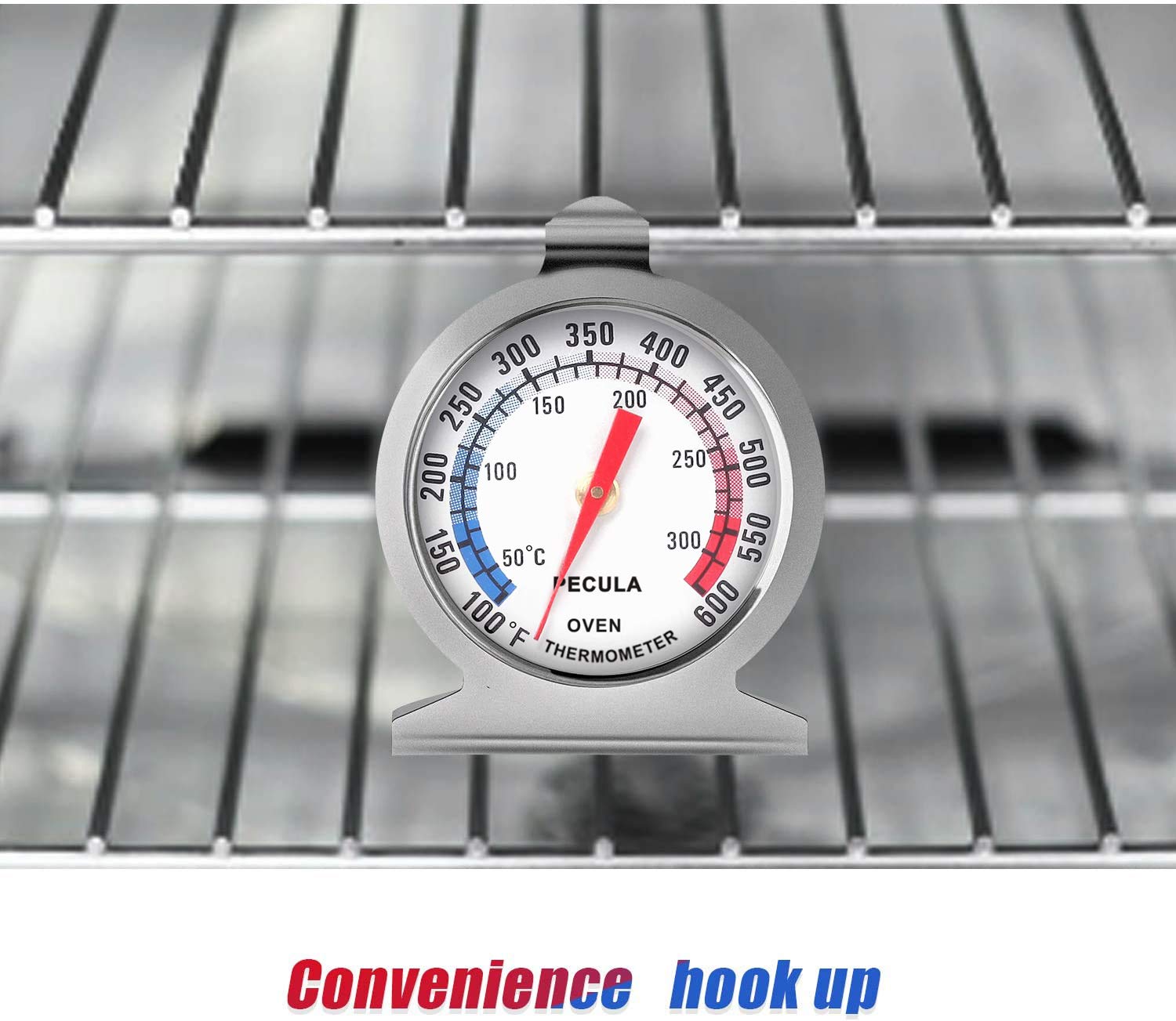 Detalle 2 de Oven Thermometer 50–300°C Instant Read Stainless Steel