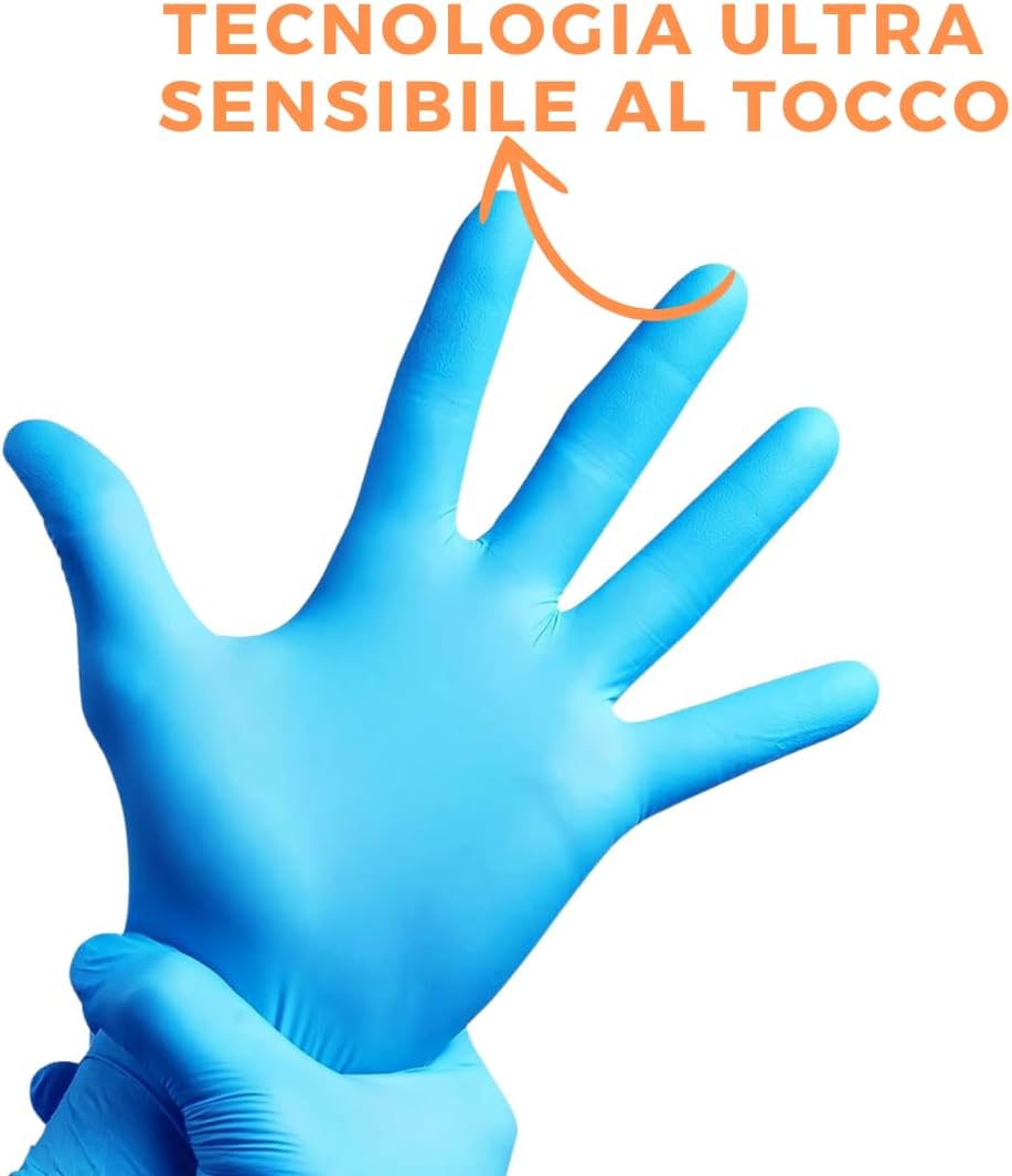 Thumbnail 1 de Guanti nitrile monouso Medical 100 S blu