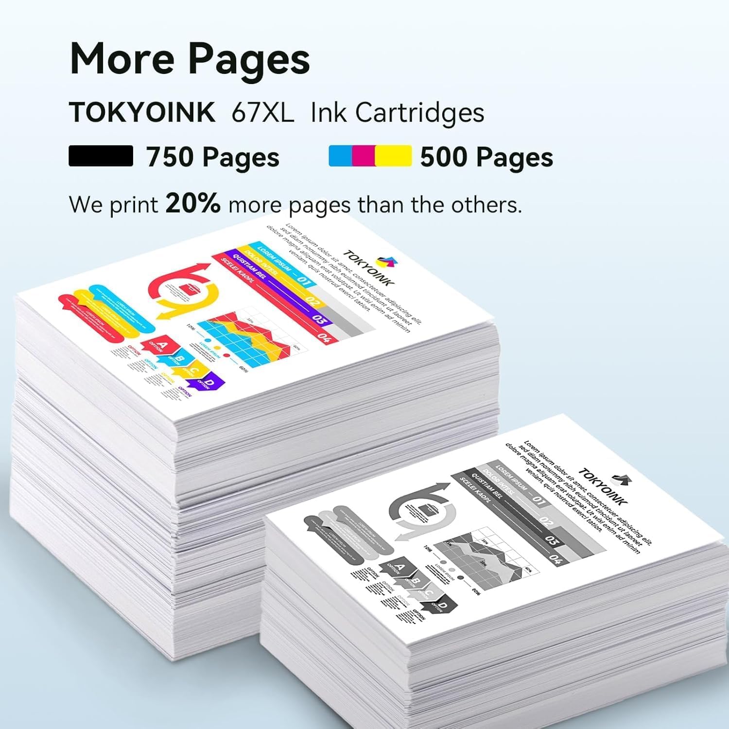 Thumbnail 2 de TOKYOINK 67XL Ink Cartridges 750 pages 🖨