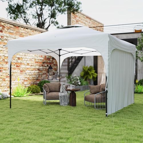 Detalle de Outsunny Carpa Plegable 3x3 m: cenador de jardín con altura ajustable y protección total