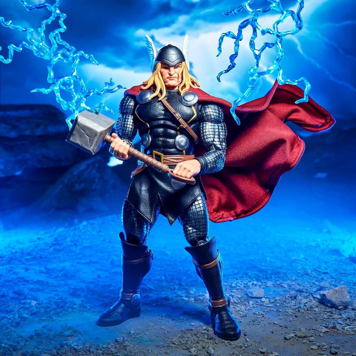 Detalle 2 de Marvel Legends Maximum G2067 Thor – figurka Deluxe 15 cm z 14 akcesoriami