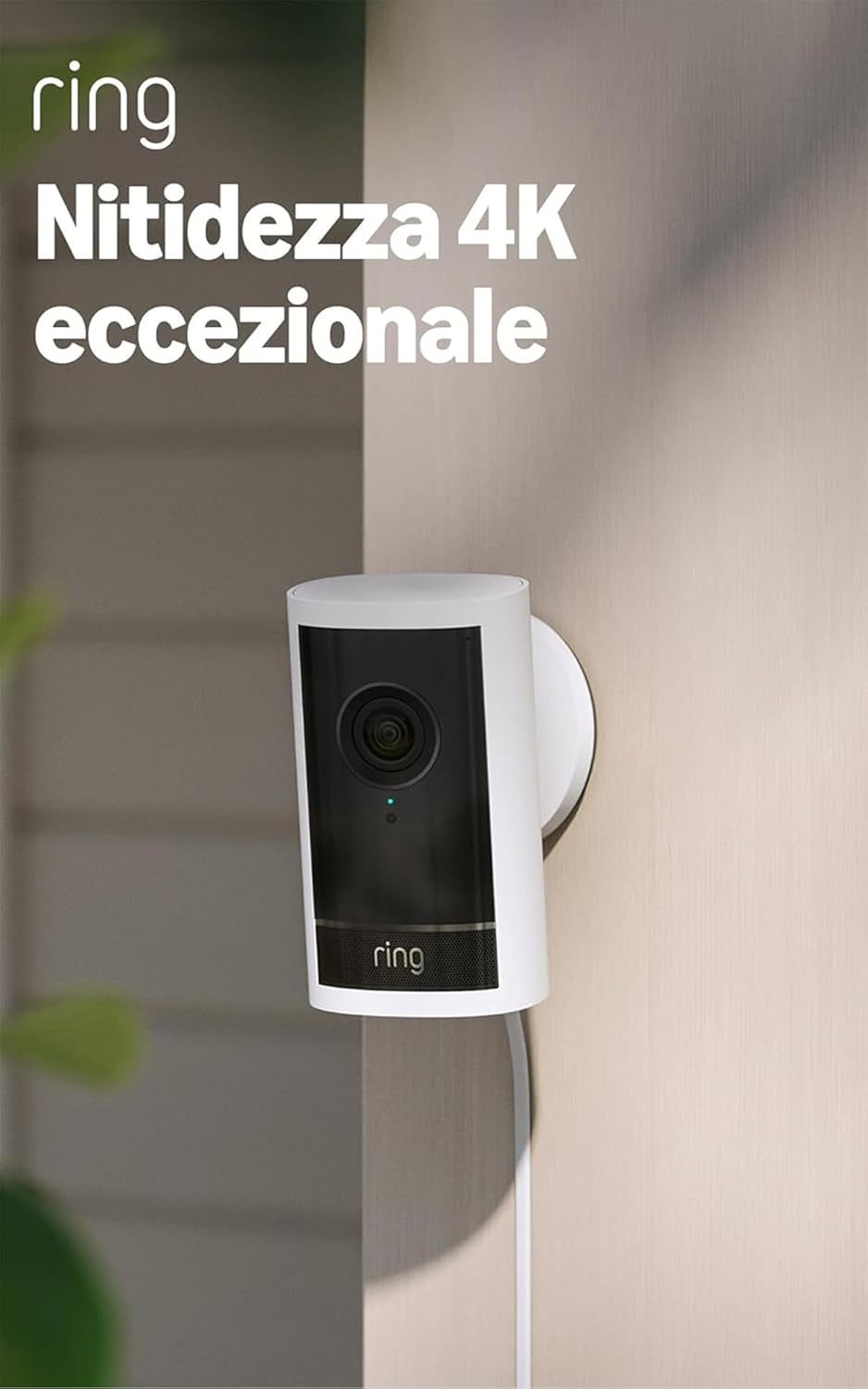 Thumbnail 1 de Ring Videocamera esterna Pro Plug-In (Outdoor Camera Pro, ultimo modello) – confezione da 2
