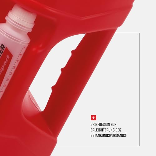 Detalle 2 de Polisport 8464600002 ProOctane: 10-Liter Gasflasche mit Schnellfüllsystem in Rot