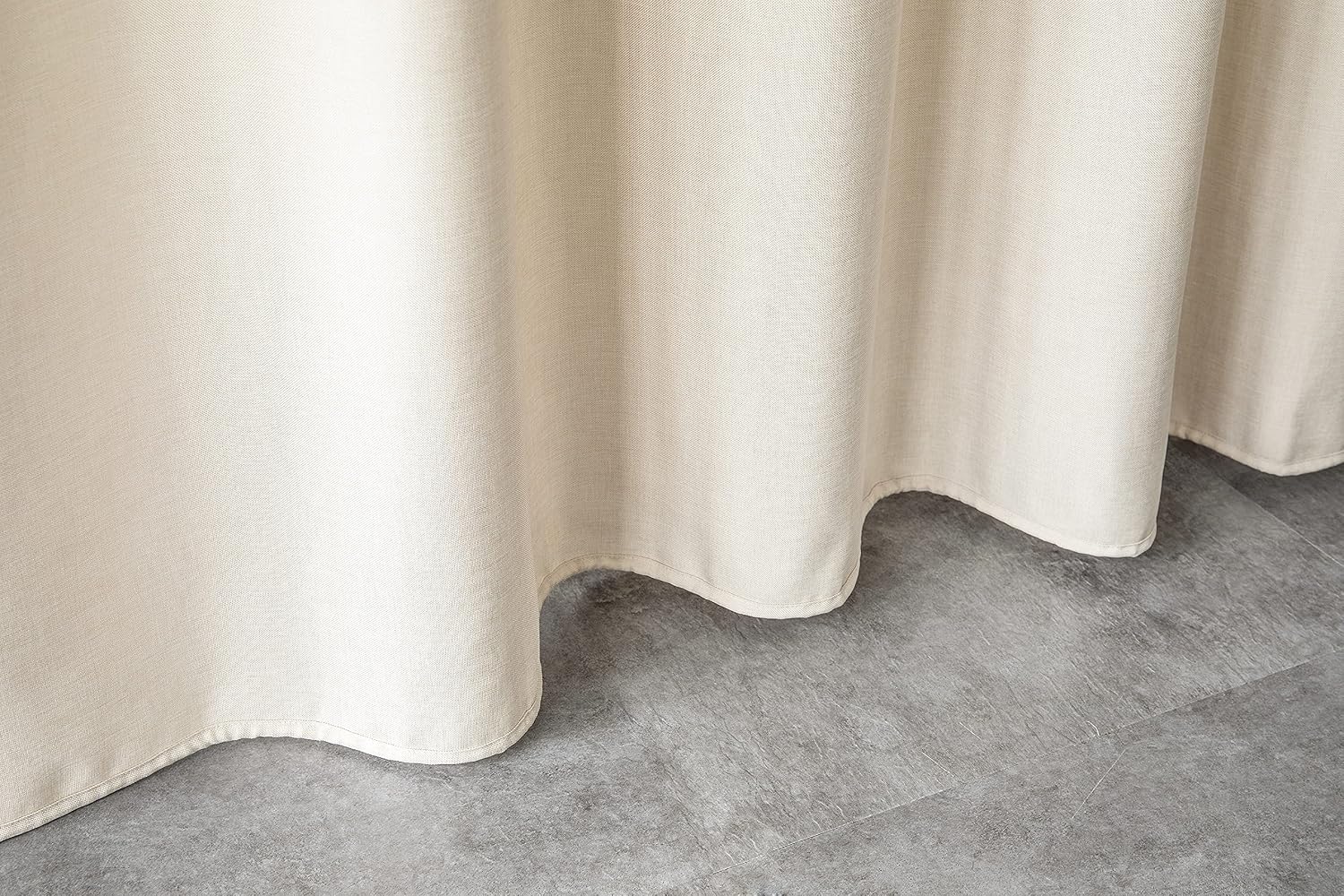 Detalle de Votoko B08-322 douchegordijn 180 x 200 cm, beige polyester, waterafstotend