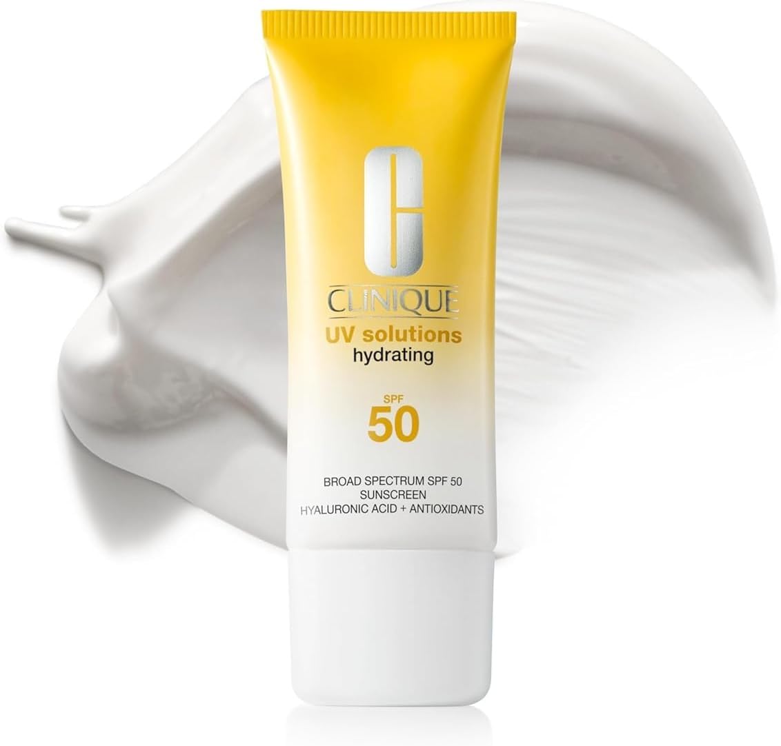 Detalle de Clinique UV Solutions Hydrating Sunscreen SPF 50 with Hyaluronic Acid + Antioxidants (40 ml)