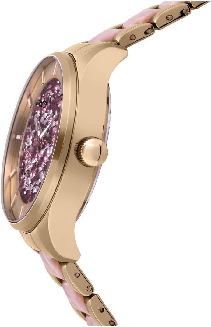 Thumbnail 1 de Invicta Angel Montre Femme 40 mm – Quartz, Acier Inoxydable, cadran rose