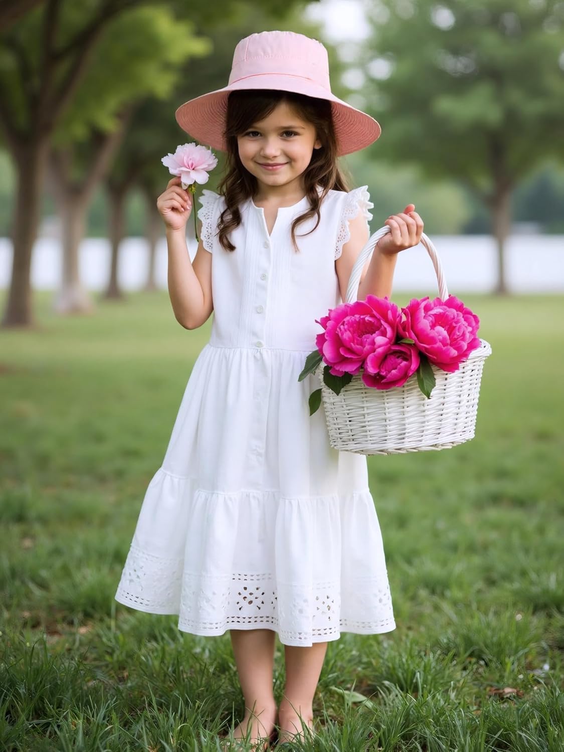 Thumbnail 5 de Kids wide brim sun hat UPF 50+