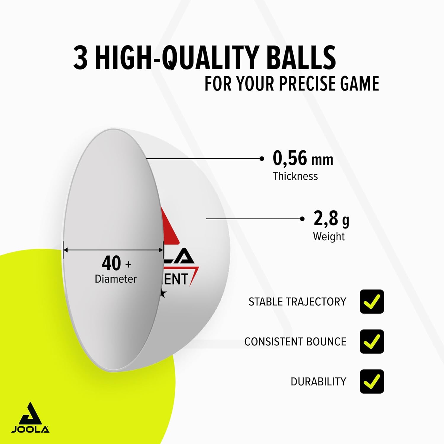Thumbnail 5 de JOOLA Table Tennis Set DUO – Premium Quality Bats and Ping Pong Balls with Storage Case