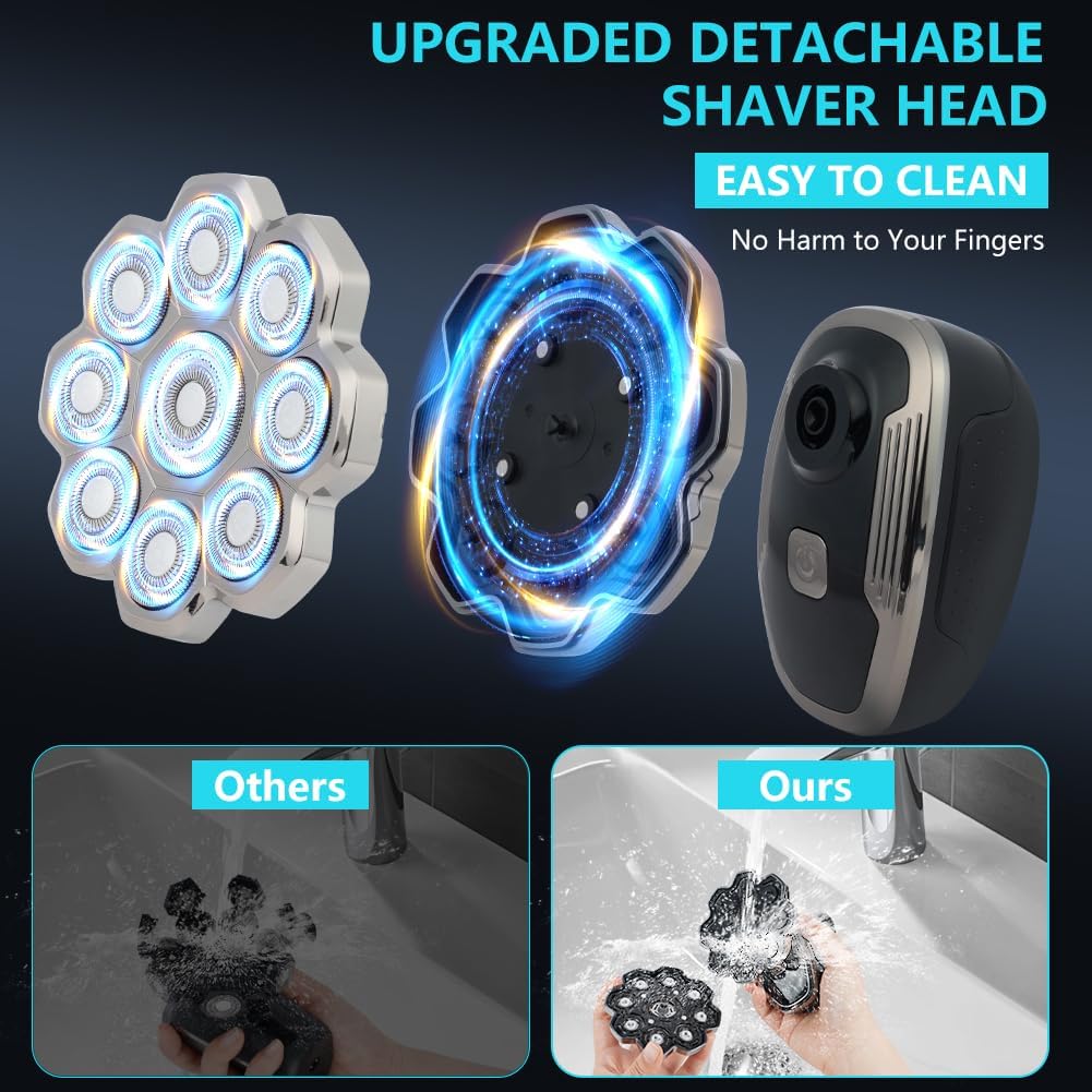 Thumbnail 5 de OFFCUP Electric Head Shaver 5-in-1