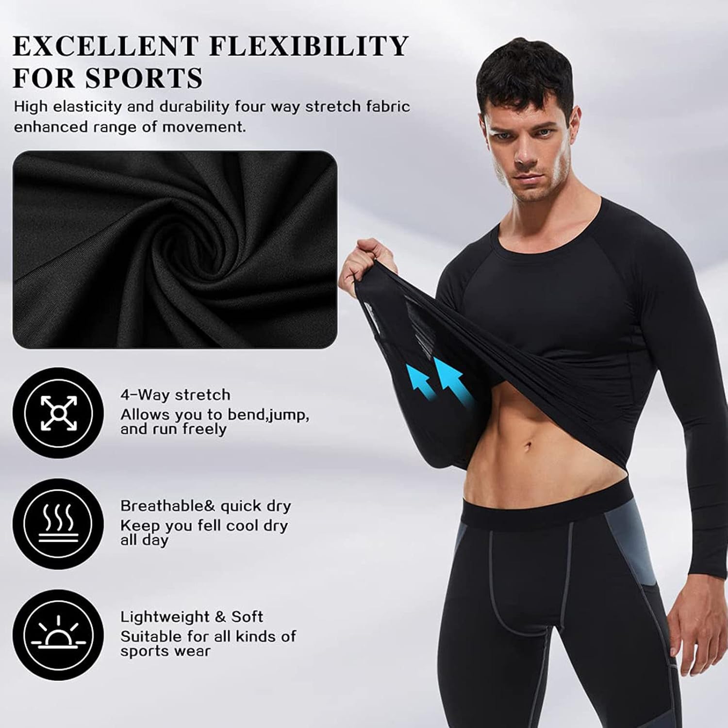 Thumbnail 3 de SPVISE Compression Shirt Men 1 Pack
