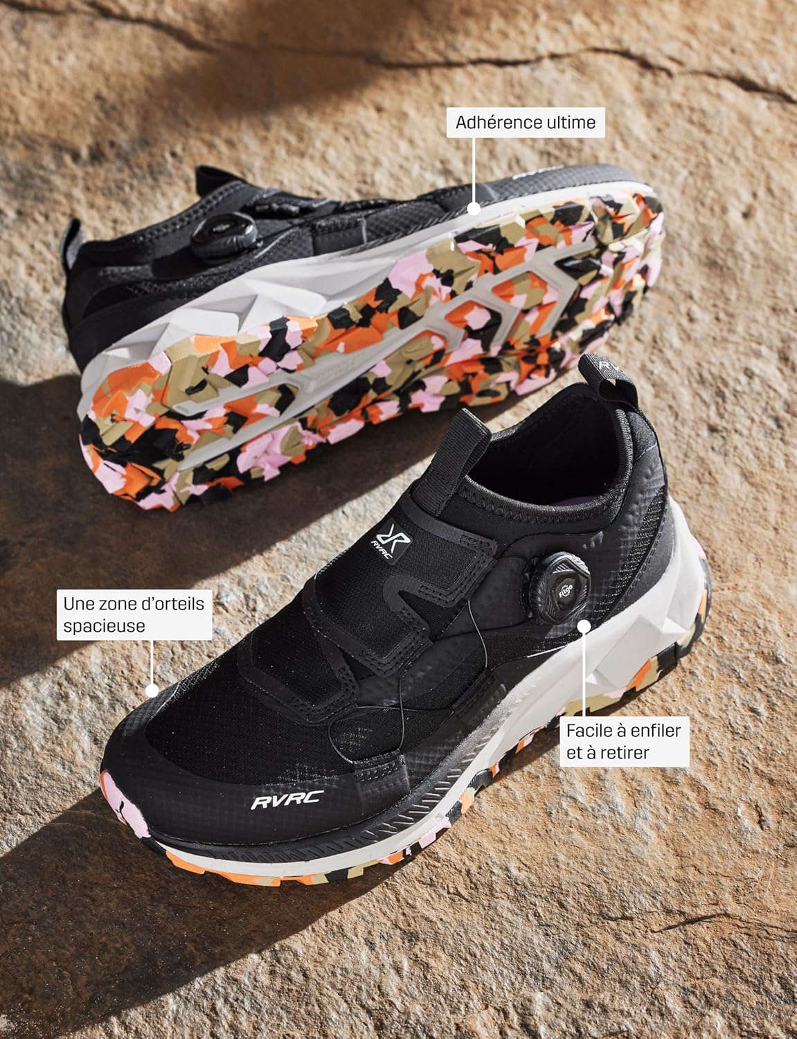 Thumbnail 6 de RevolutionRace Ease Walking Shoes pour femme à système Fitgo (laçage rapide) pour la marche