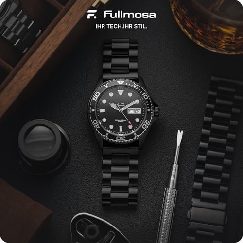 Detalle 2 de Fullmosa Edelstahl-Uhrenarmband 22 mm – Robust, edel und vielseitig kompatibel