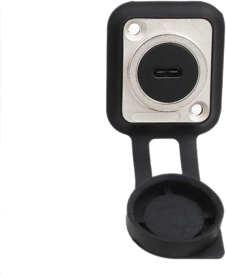 Detalle de HangTon USB C Female-to-Female Coupler: IP65 Waterproof Inline Connector