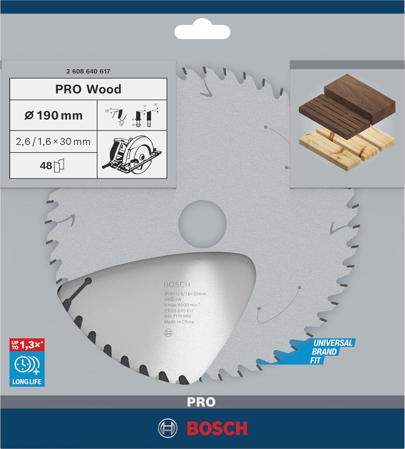 Thumbnail 1 de Lame de scie circulaire Bosch PRO Wood pour scies circulaires portatives filaires
