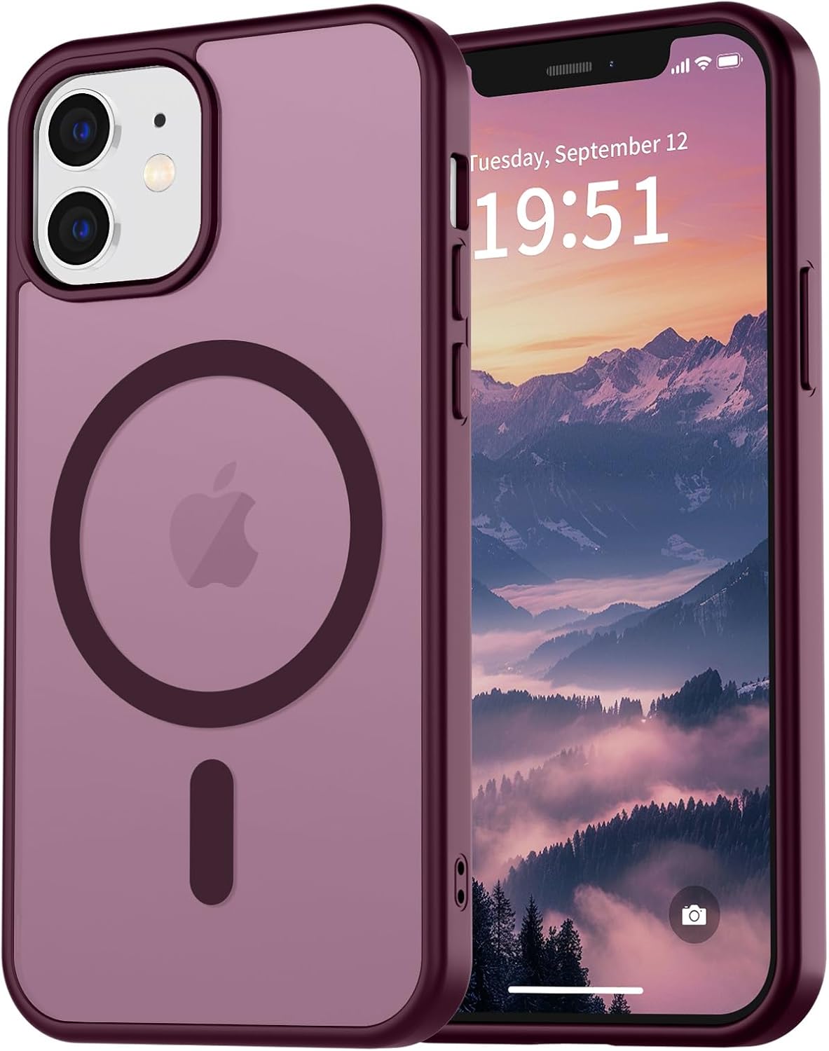 Detalle de vnnink iPhone 12 Magnetic Matte Case, Slim