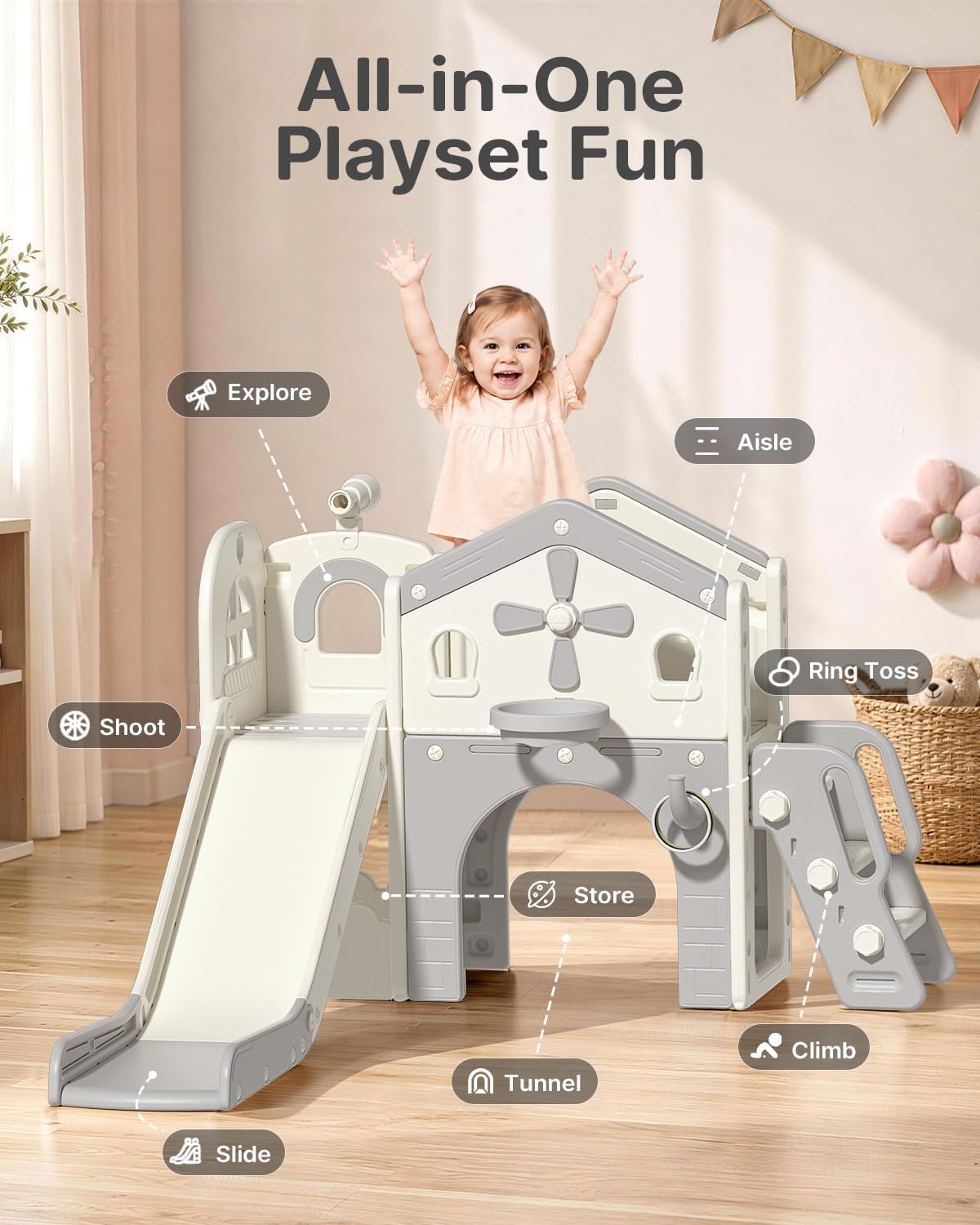 Thumbnail 5 de Babytronic Toddler Slide 160 lbs 🛝