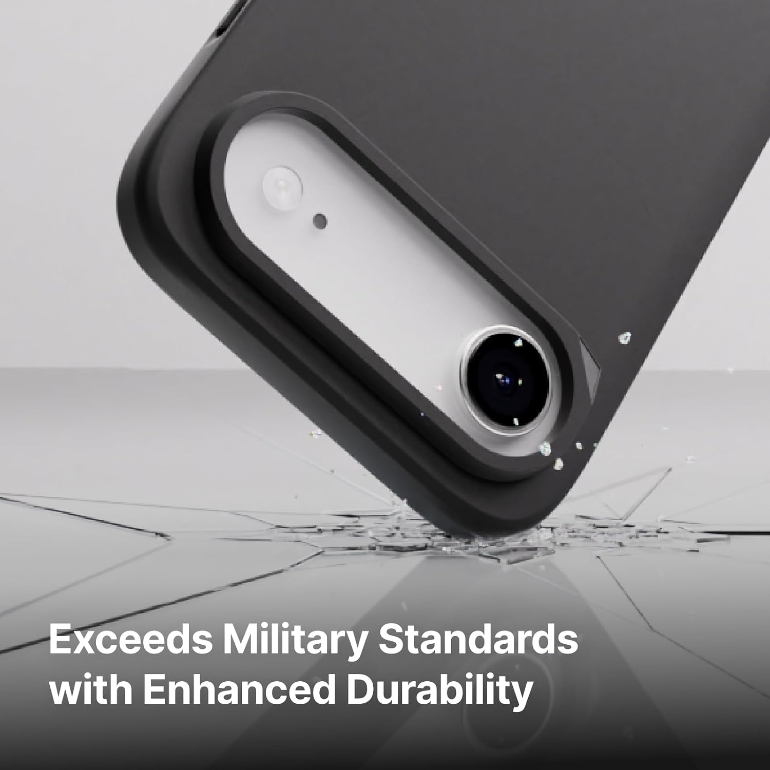 Detalle de RhinoShield SolidX MagSafe Case for iPhone 17 Pro Max — Minimal Slim Protection with Military-Grade Drop Defense
