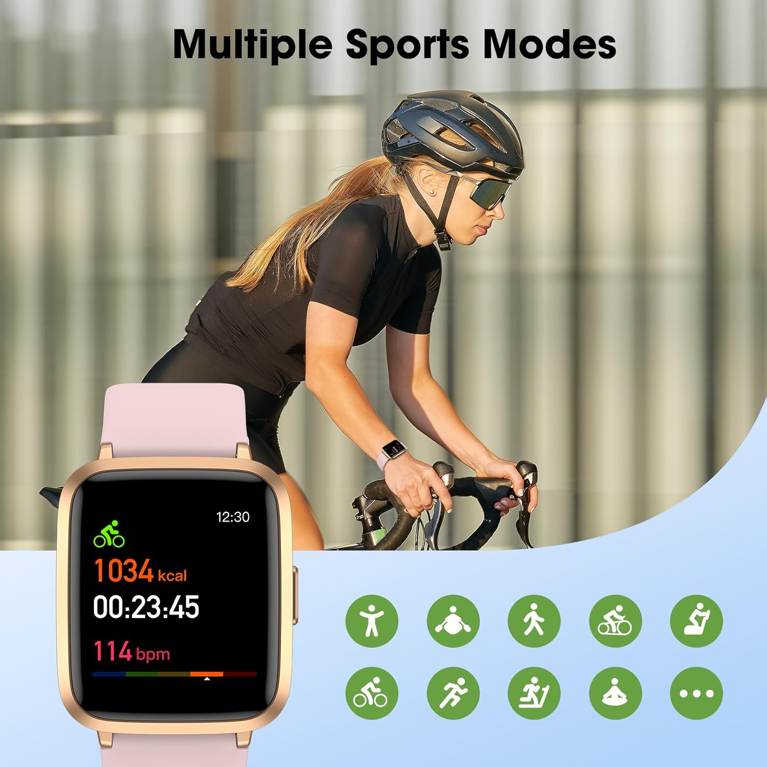 Thumbnail 3 de LIVIKEY Fitness Tracker Watch with Heart Rate Monitor