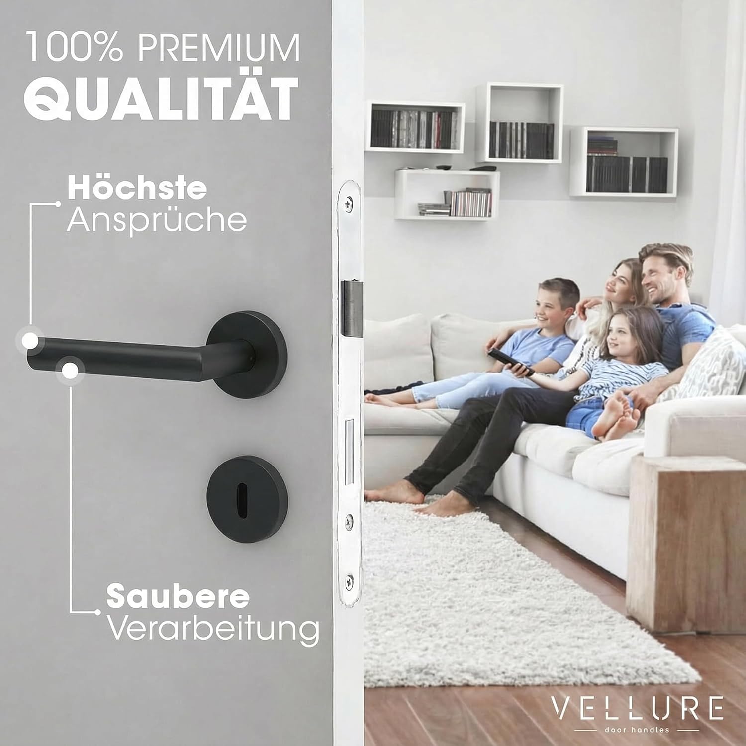 Thumbnail 4 de Vellure Türgriffe Schwarz Innentüren Premium BB